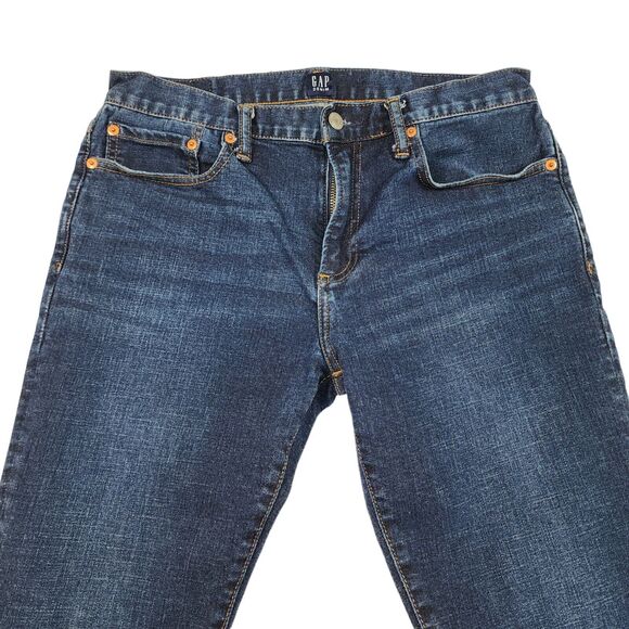 GAP DENIM True Skinny Classic Rise Blue Denim Jeans Women's Size 31X32 - Picture 3 of 8